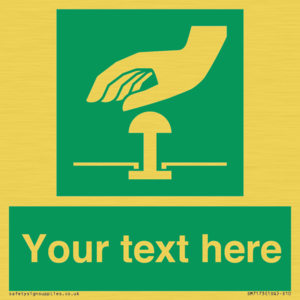 Custom Safe condition: Emergency stop button